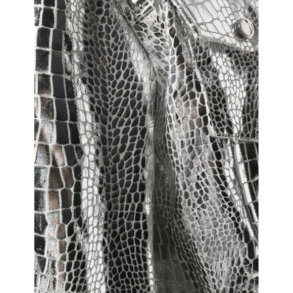 Just Cavalli Croc-effect metallic jacket - Picture 5 of 5